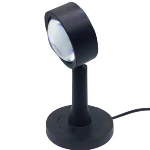 1 Piece Sunset LED Spotlight, Mini Creative Projection Ambient Light, Romantic Night Light for Bedroom, Coffee Shop, Live Wall Decoration