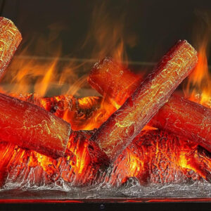 3D atomizing fireplace