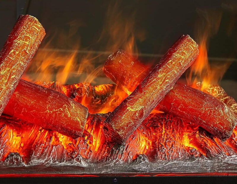 3D atomizing fireplace