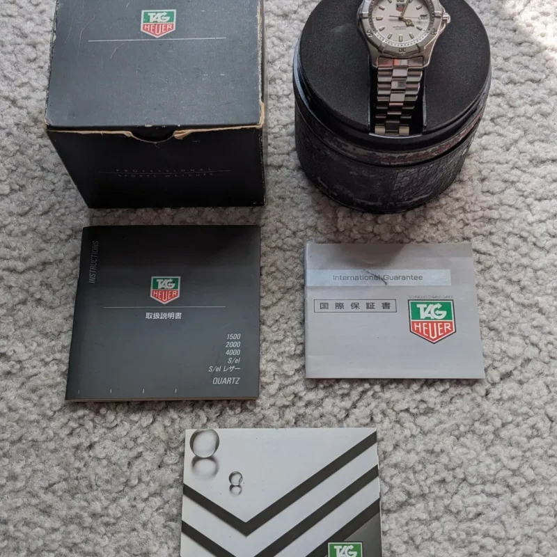 TAG HEUER 2000 WK1112 Professional 200m Dive Watch 37mm