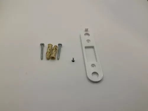 Google Nest (Wired) Doorbell 2nd Gen Wall Mount Mounting Plate Bracket White
