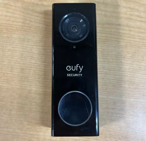 Eufy Security T8200 Black Wired 2-Way Audio 2K Resolution Wi-Fi Video Doorbell