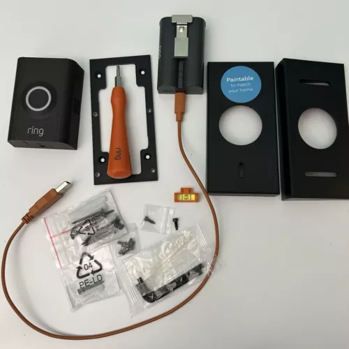 Ring Video Doorbell Accessories Only Battery Charger Plate Tools Level No Camera