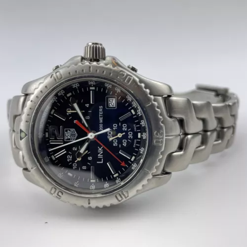 Used Tag Heuer Link Chronograph CT1111-0 HF 6465 Jason Bourne Watch