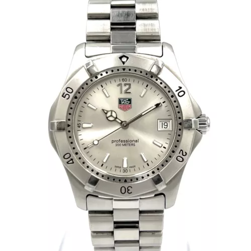 TAG Heuer Professional Ref WK1112 Men's Quartz Wristwatch silver from JAPAN