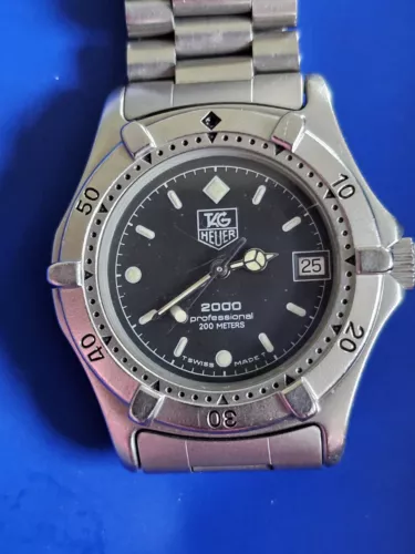 Tag Heuer 962.013 Professional Quartz Black Dial Watch from JP WORKING vintage