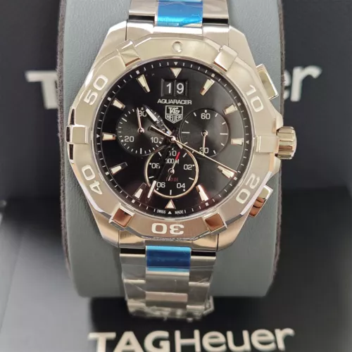 TAG Heuer Aquaracer 43mm Black Dial Chronograph Quartz Men Watch CAY1110.BA0927