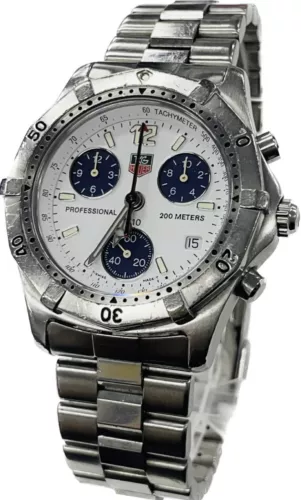 Tag Heuer 2000 CK1111 Professional Chronograph Mens Watch Excellent++ A1030