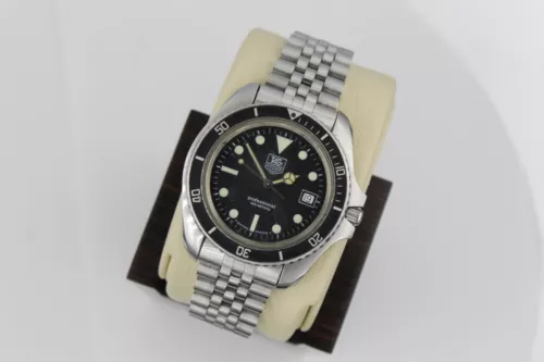 Tag Heuer 980.006 Black 1000 Mens Watch Silver 844 Monnin Professional Jubilee