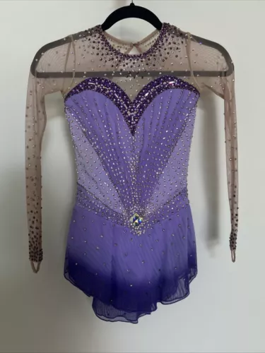 New Listingfigure skating competition dress girls pre-owned