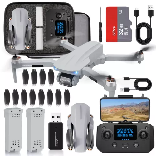 Drone with Camera 4K HD GPS Adult Beginner 5GHz Transmission Foldable Quadcopter