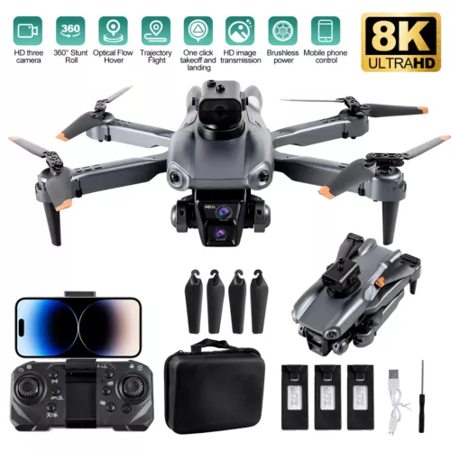 5G 8K GPS Drone x Pro with HD Dual Camera Drones WiFi FPV Foldable RC Quadcopter