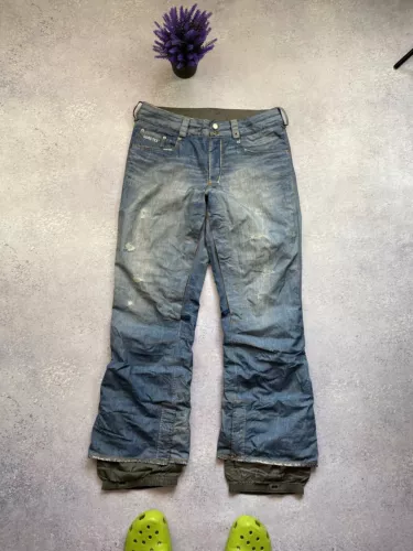 Burton Men's "The Jean" Denim Gore-Tex Snow Skl Pants