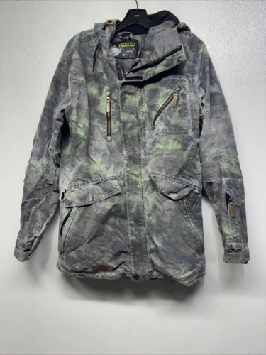 Lib Tech Storm Factory 20K Waterproof Jacket - Men, Medium Camo #X3A