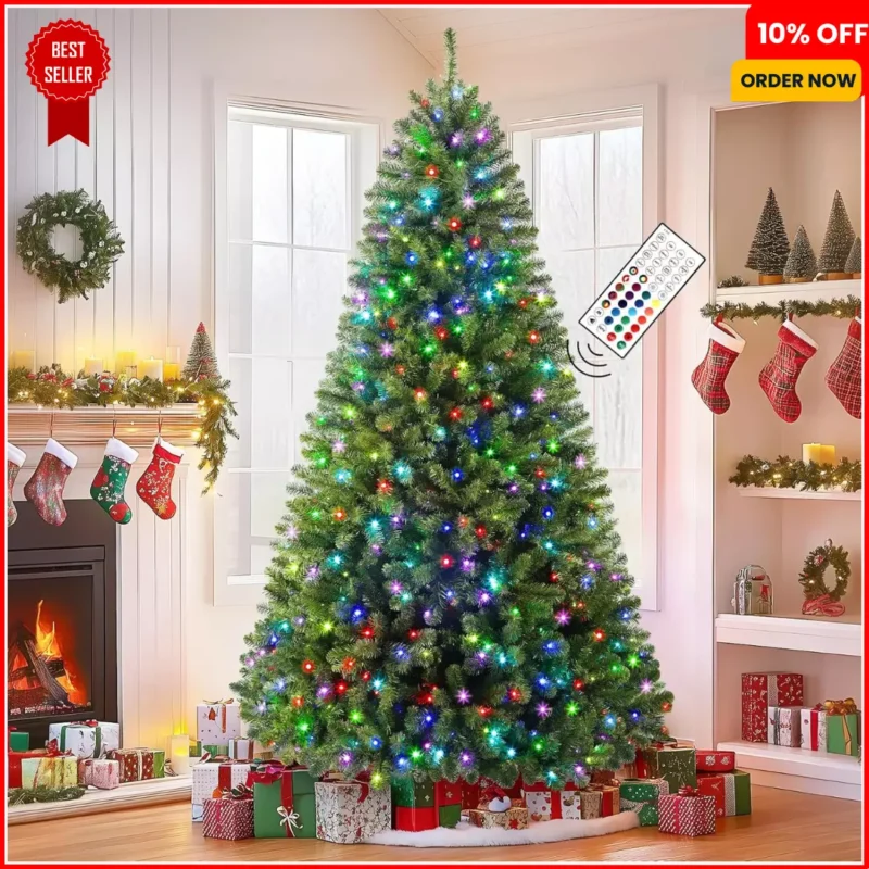 🎄 Home Decorators 7.5 ft Pre-Lit LED Grand Duchess Balsam Fir Christmas Tree 🎄