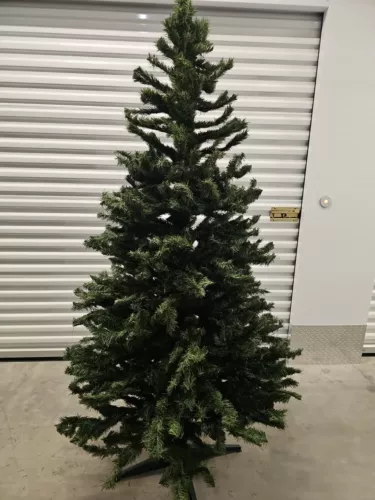 Vintage BARCANA 6 FT Christmas Tree with stand & original box