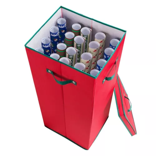 Christmas Wrapping Paper Storage Box Container Organizer 30 Inch 20 Rolls